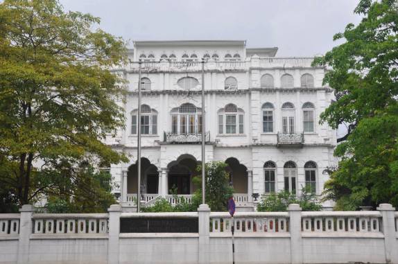 A Casa Branca, um dos 'Sete Magníficos', em frente ao Queen's Park Savannah, em Port of Spain, capital de Trinidad e Tobago